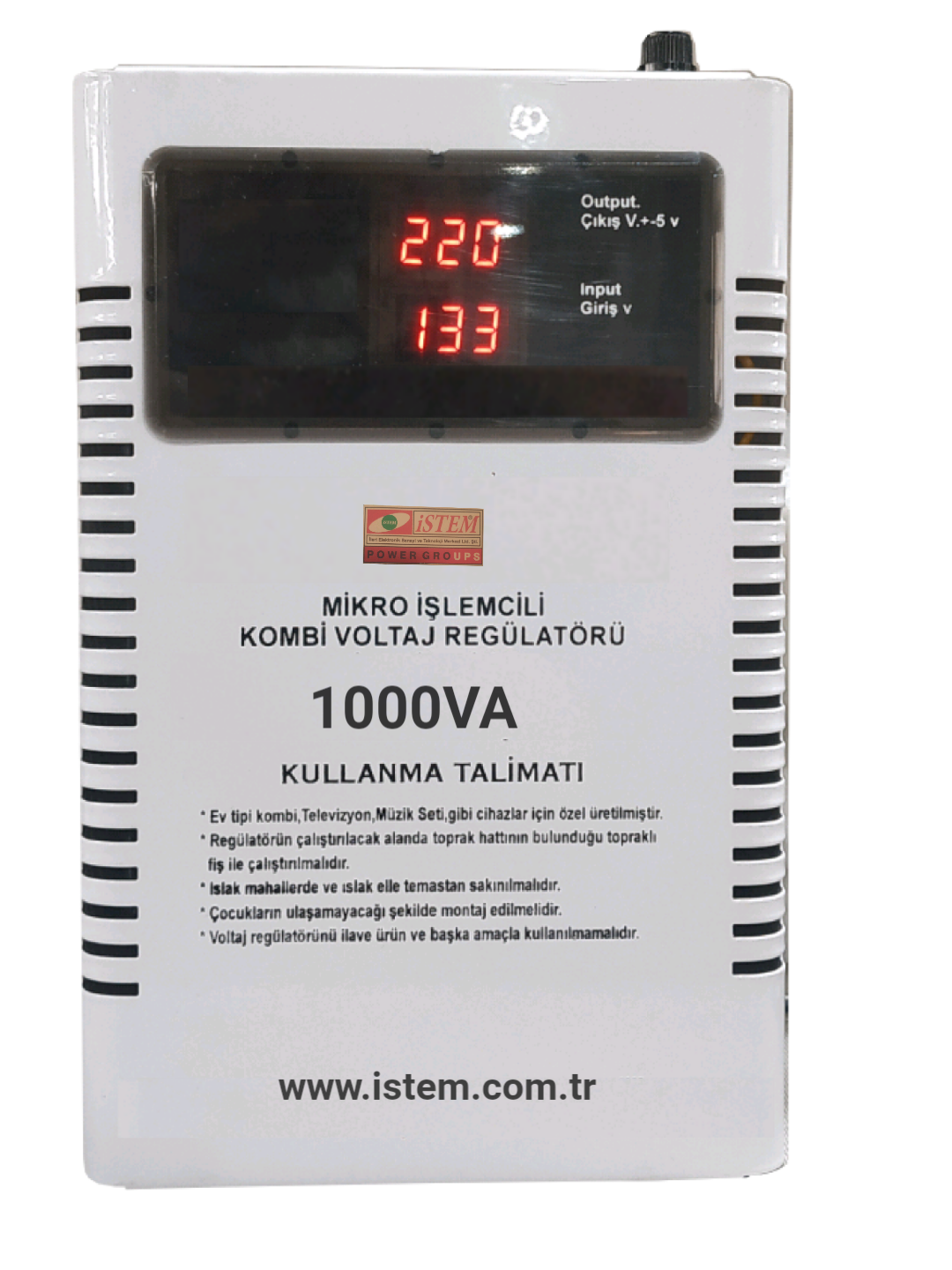 1000 VA KOMBİ VOLTAJ REGÜLATÖRÜ